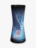 Poole Pottery Celestial Hourglass Vase, H34cm, Blue