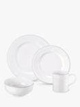 Mary Berry Signature Collection Dinnerware Set, White, 16 Piece