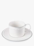 Mary Berry Signature Collection Cup & Saucer, 225ml, White