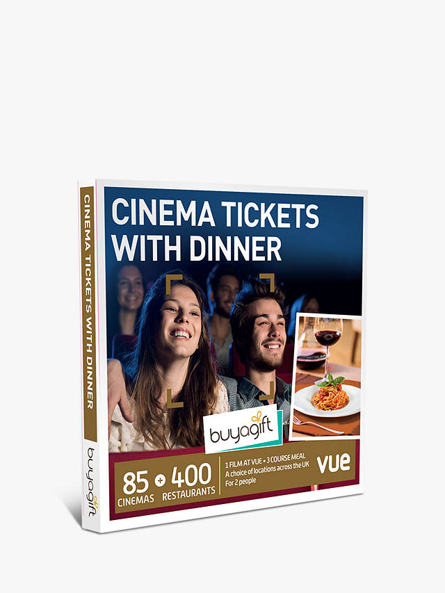 Buyagift Cinema Tickets With Dinner for Two Gift Experience