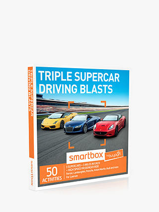 Smartbox Triple Supercar Driving Blast Gift Experience