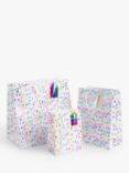John Lewis Rainbow Splatter Gift Bag