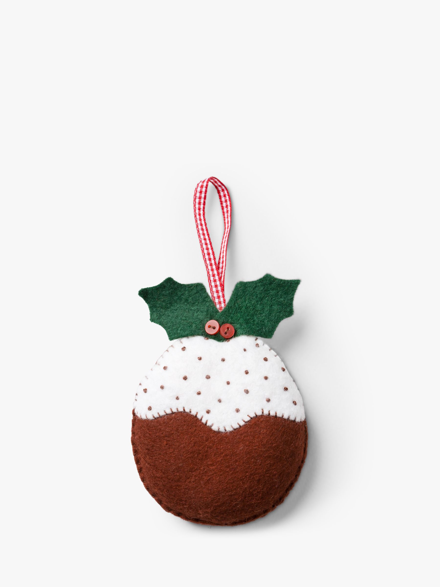 Download Corinne Lapierre Wool Christmas Pudding Hanging Decoration Sewing Craft Kit At John Lewis Partners Yellowimages Mockups