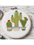 Corinne Lapierre Cactus Felt Embroidery Hoop Craft Kit
