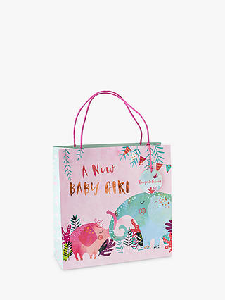 Jack & Lily Elephant New Baby Gift Bag