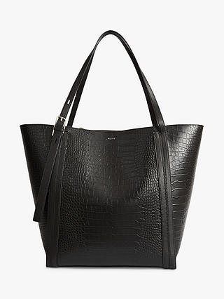 Reiss Allegra Leather Tote Bag