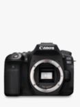 Canon EOS 90D Digital SLR Camera, 4K Ultra HD, 32.5MP, Wi-Fi, Bluetooth, Optical Viewfinder, 3" Vari-Angle Touchscreen, Body Only