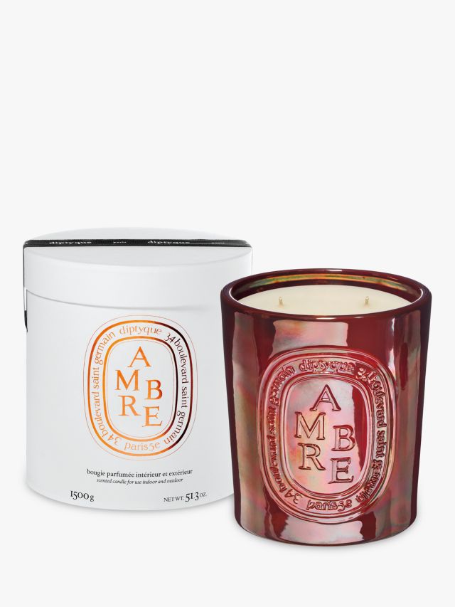 Diptyque Large Indoor & Outdoor Ambre Scented Candle, 1500g