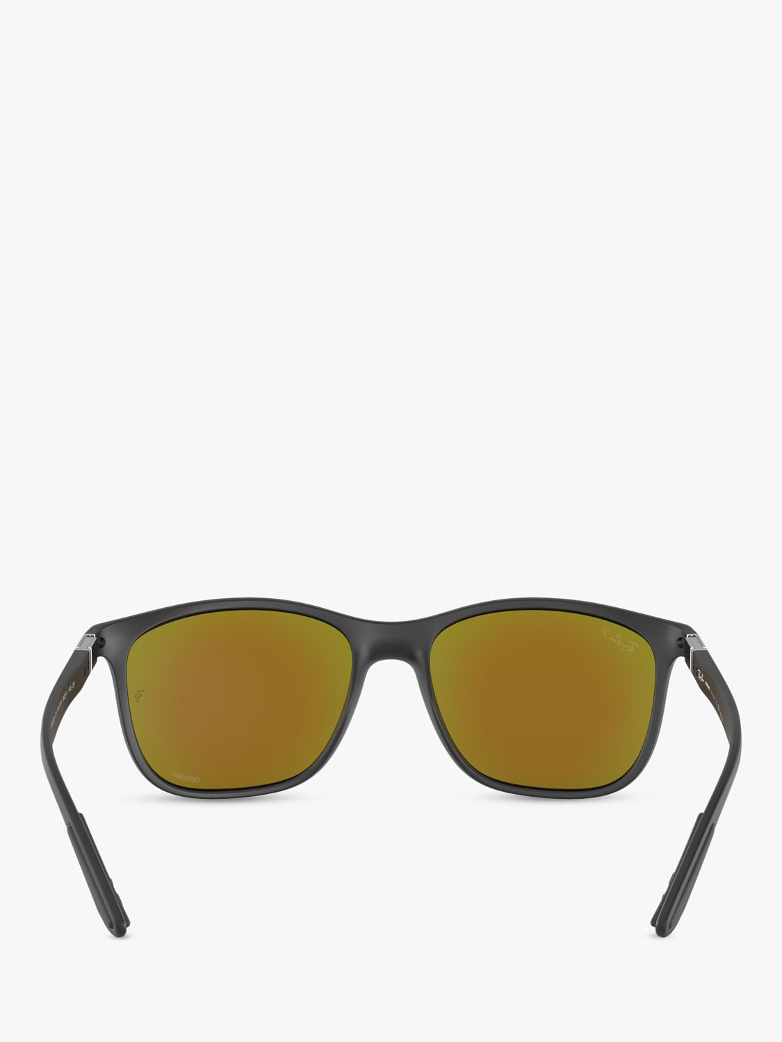 Buy Ray-Ban RB4330 Unisex Chromance Polarised Square Sunglasses Online at johnlewis.com