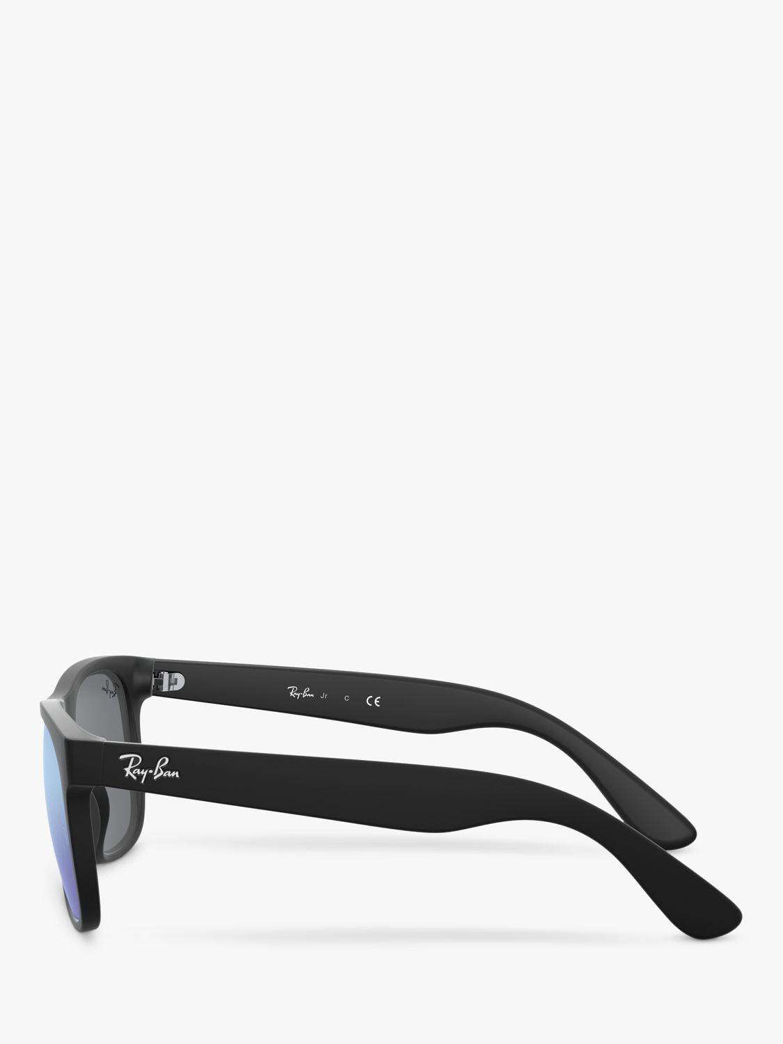 Ray-Ban Junior RJ9069S Square Frame Sunglasses, Black/Blue