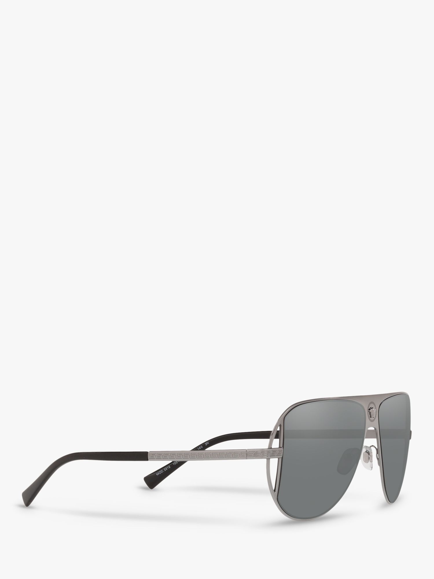 Buy Versace VE2212 Men's Aviator Sunglasses Online at johnlewis.com