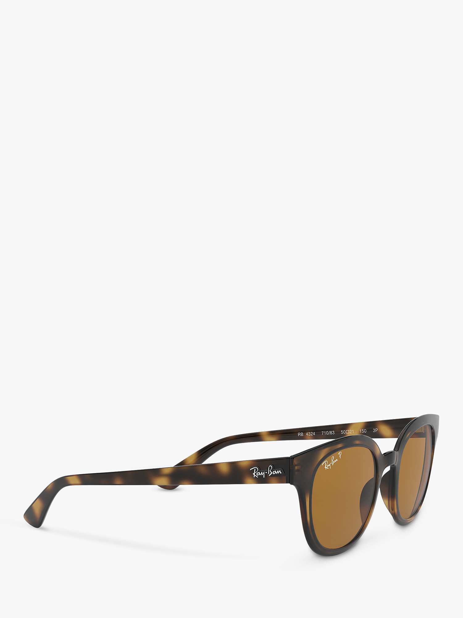 Buy Ray-Ban RB4324 Unisex Polarised Square Sunglasses Online at johnlewis.com