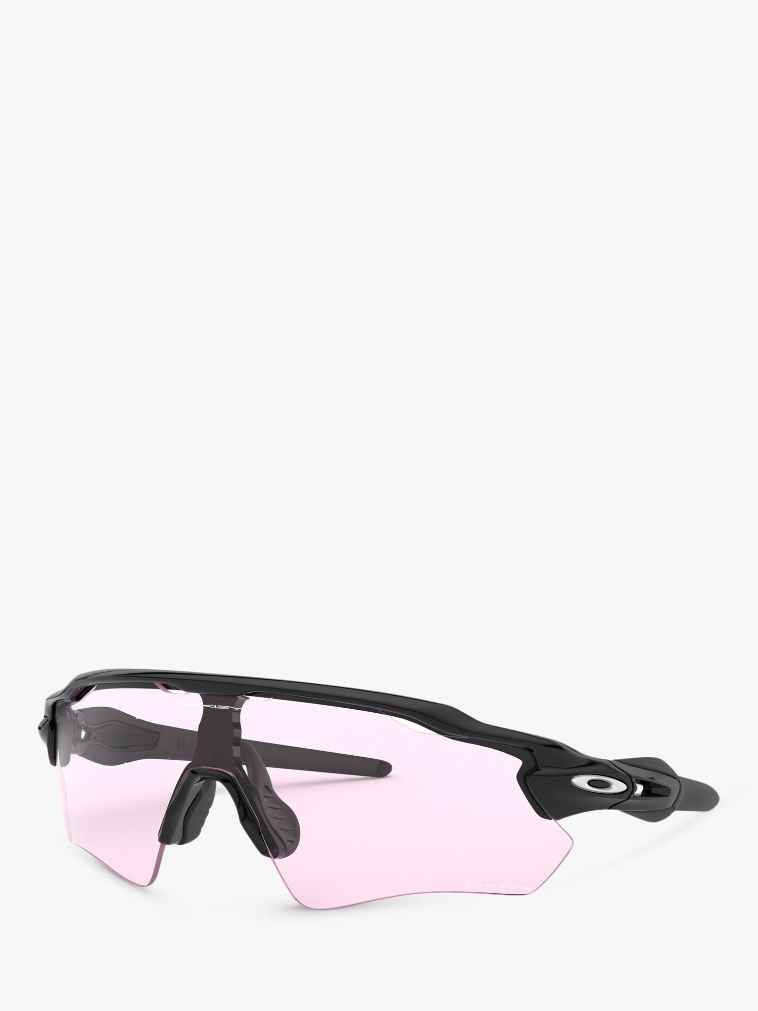 Oakley OO9208 Men's Radar EV Path Wrap Sunglasses, Black/Clear Pink