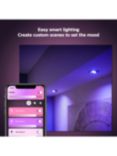 Philips Hue White and Colour Ambiance Wireless Lighting LED Colour Changing Light Bulb with Bluetooth, 5.7W GU10 Bulb, Single