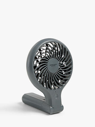ANYDAY John Lewis & Partners Handheld and Foldable Desk Fan, 4 inch