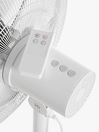John Lewis & Partners 2-in-1 Fan, 16 inch, White