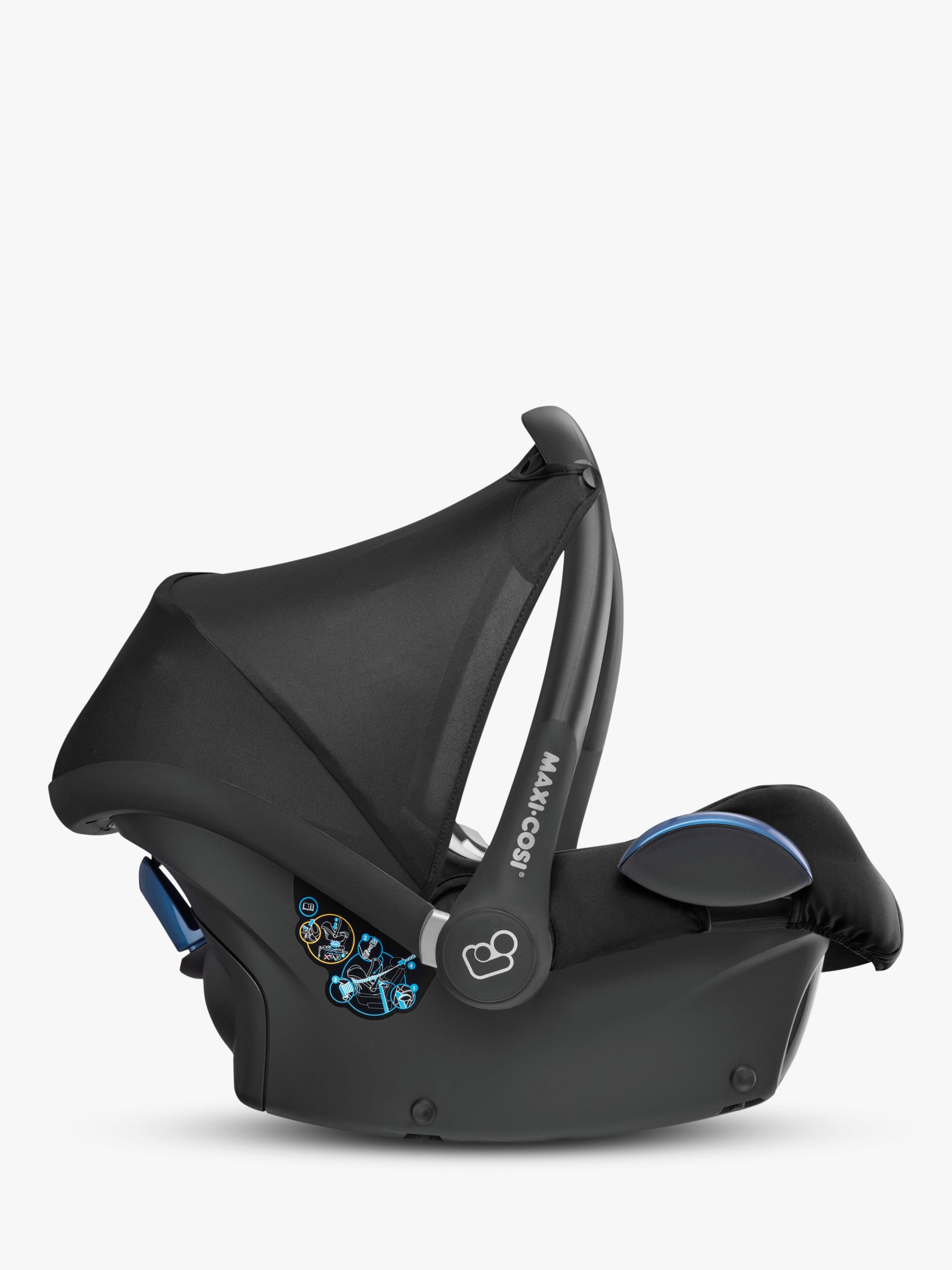 Maxi-Cosi CabrioFix Group 0+ Baby Car Seat, Frequency Black
