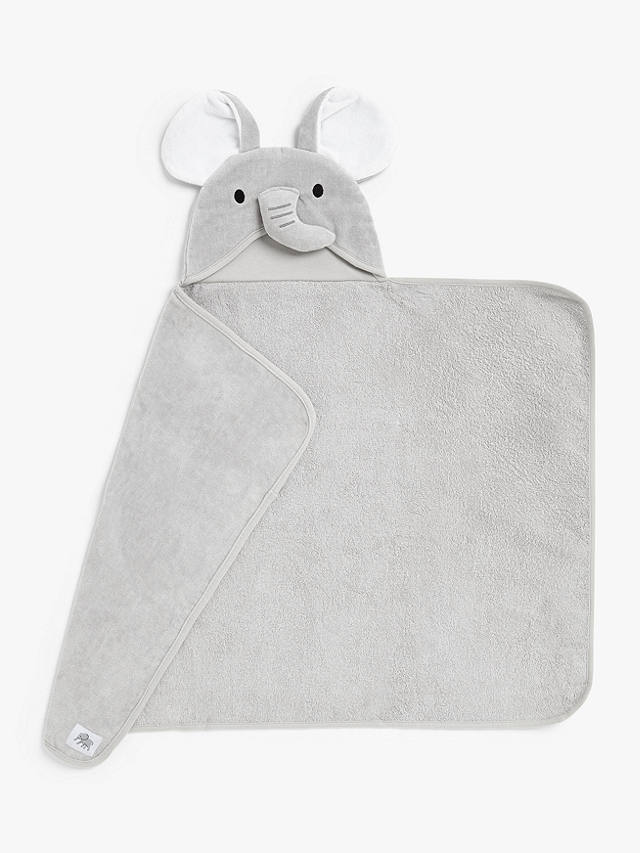 John Lewis & Partners Elephant Hooded Towel
