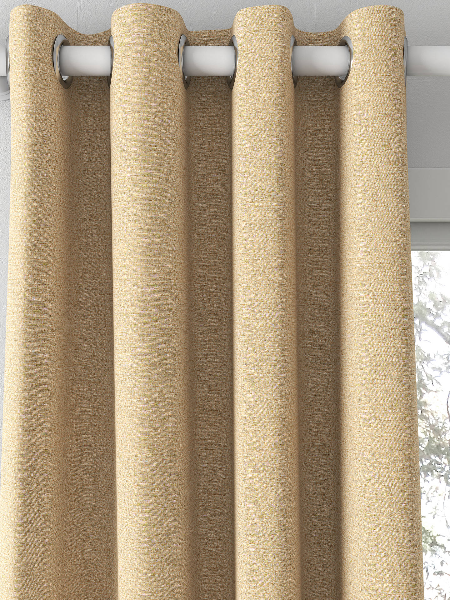 John Lewis Textured Twill Made to Measure Curtains, Ash Rose