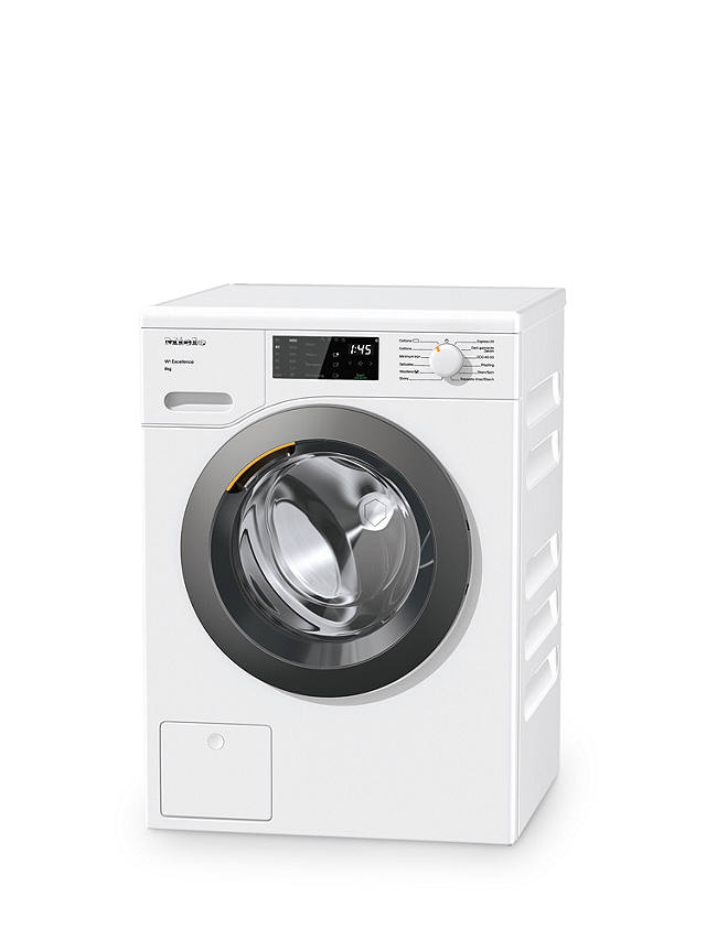 Buy Miele WED125 Freestanding Washing Machine, 8kg Load, 1400rpm Spin, White Online at johnlewis.com