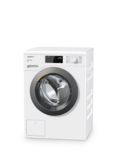 Miele WED125 Freestanding Washing Machine, 8kg Load, 1400rpm Spin, White