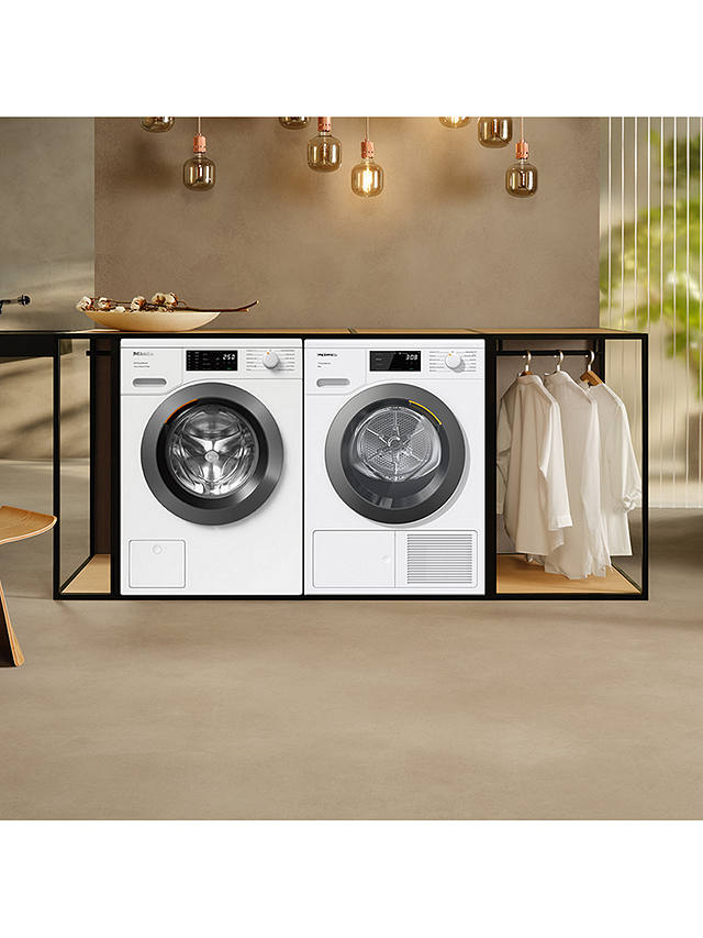 Buy Miele WED325 Freestanding Washing Machine, 8kg Load, 1400rpm Spin, White Online at johnlewis.com