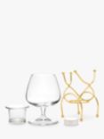 Bar Originale Brandy Glass & Warmer Gift Set, Gold