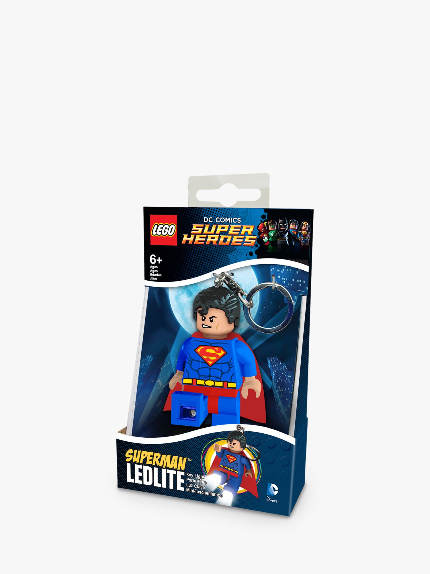 superman lego keyring