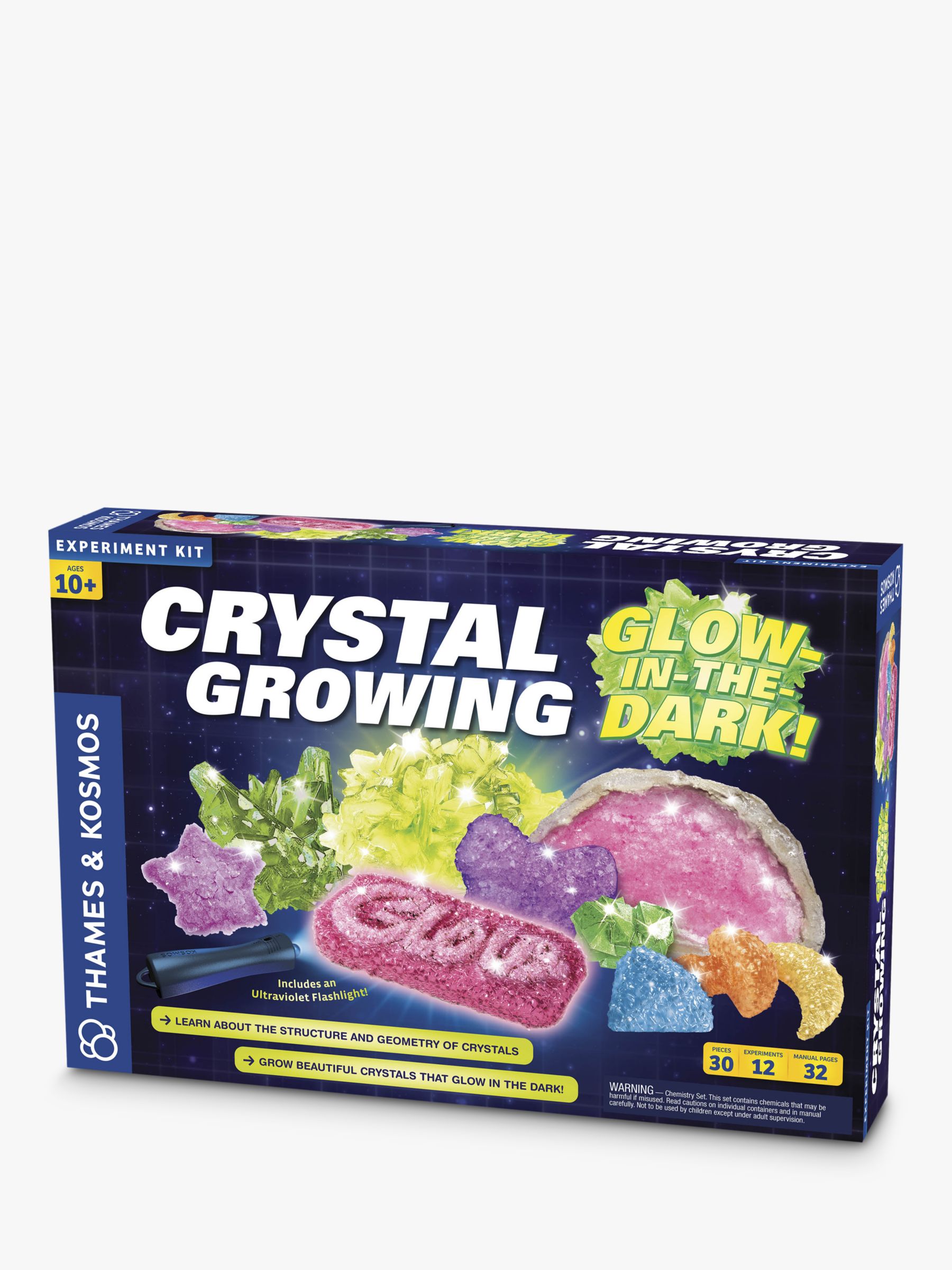 glow in the dark crystal experiment