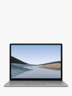 Microsoft Surface Laptop 3, AMD Ryzen 5 Processor, 8GB RAM, 256GB SSD, 15" PixelSense Display, Platinum