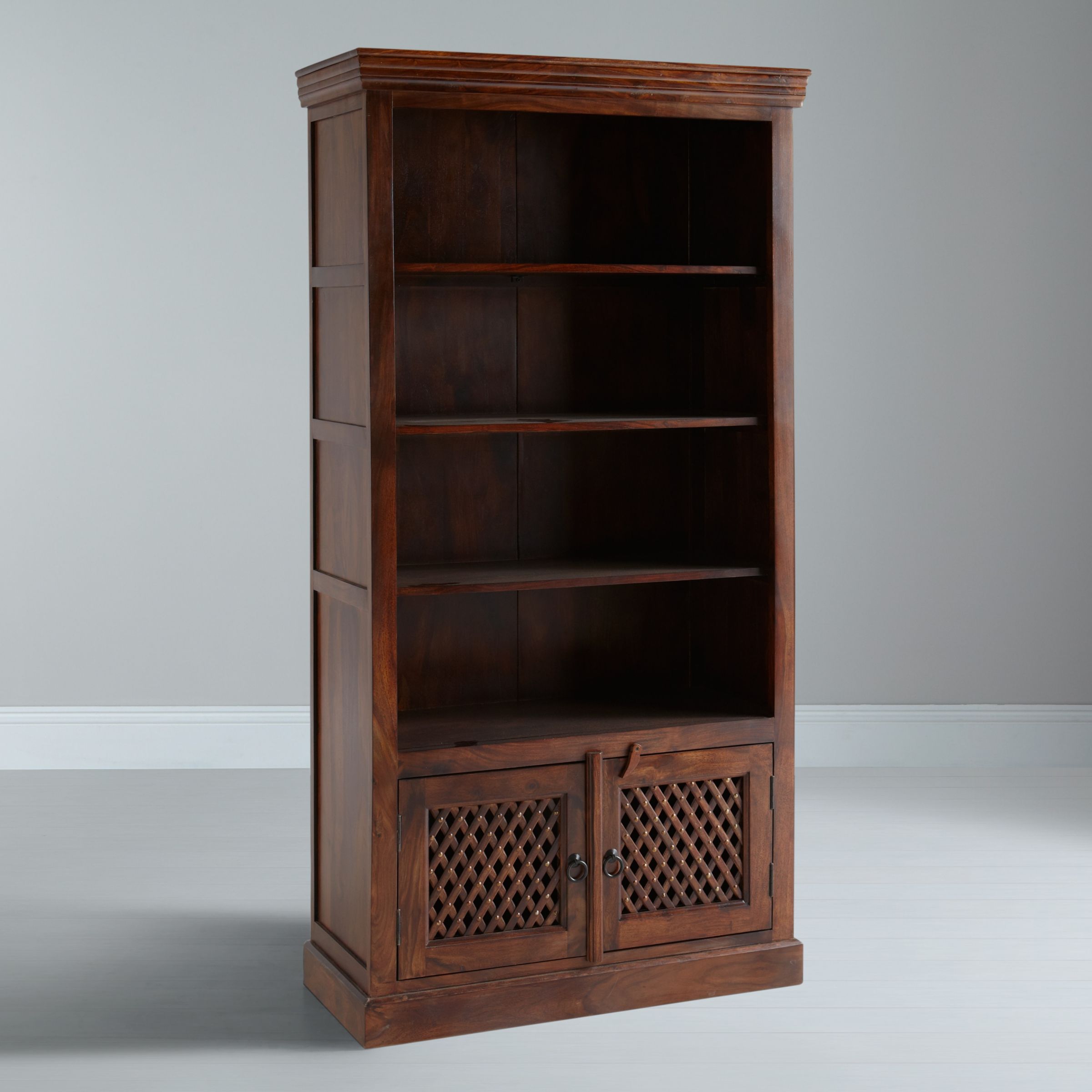 John Lewis Partners Maharani Bookcase Brown At John Lewis