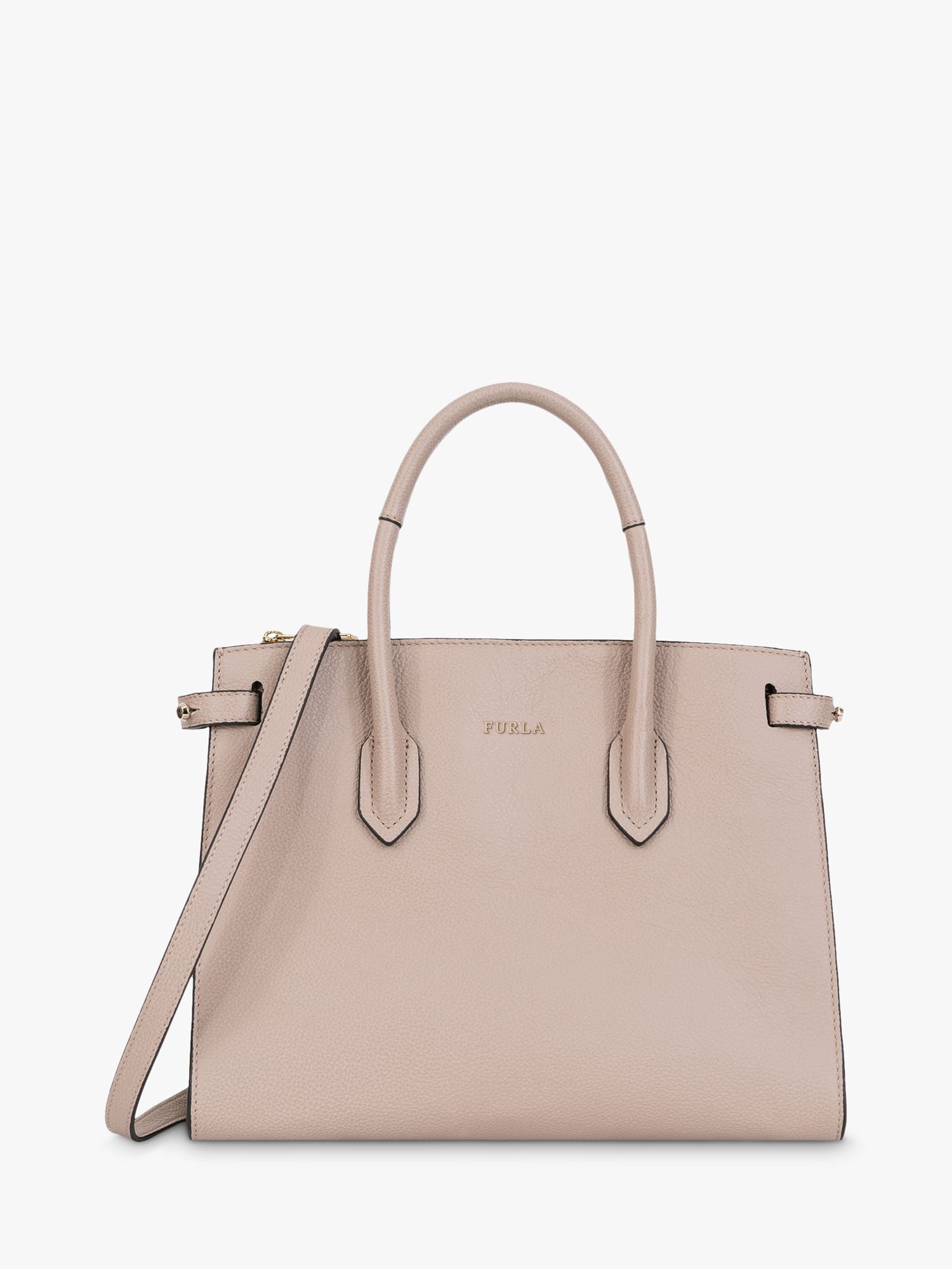 Furla Pin Small Leather East West Tote Bag