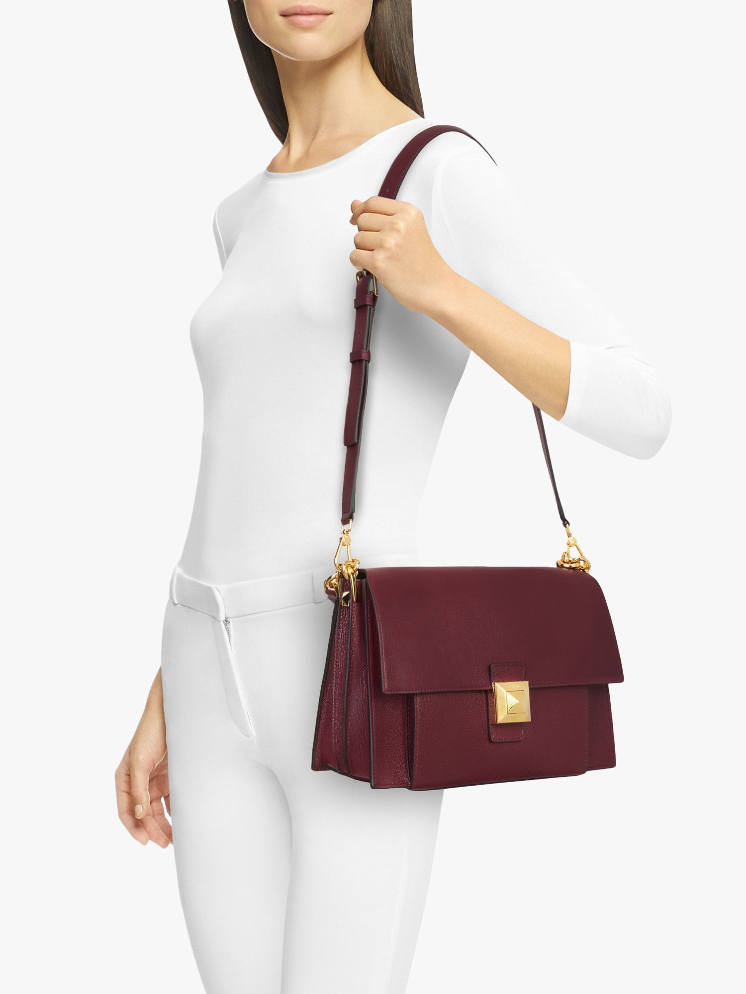 Furla Diva Medium Leather Shoulder Bag