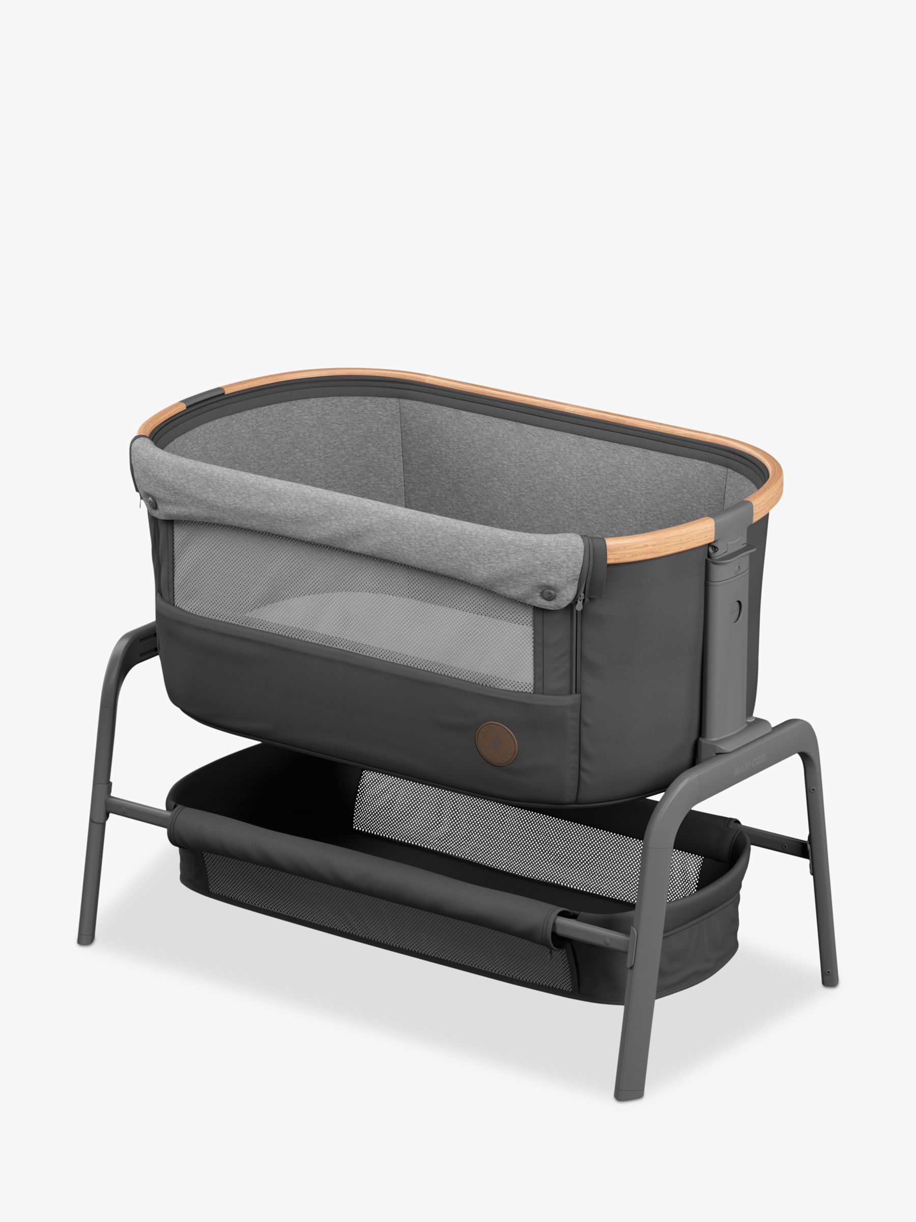 Maxi-Cosi Iora Co-Sleeper Bedside Crib, Essential Graphite