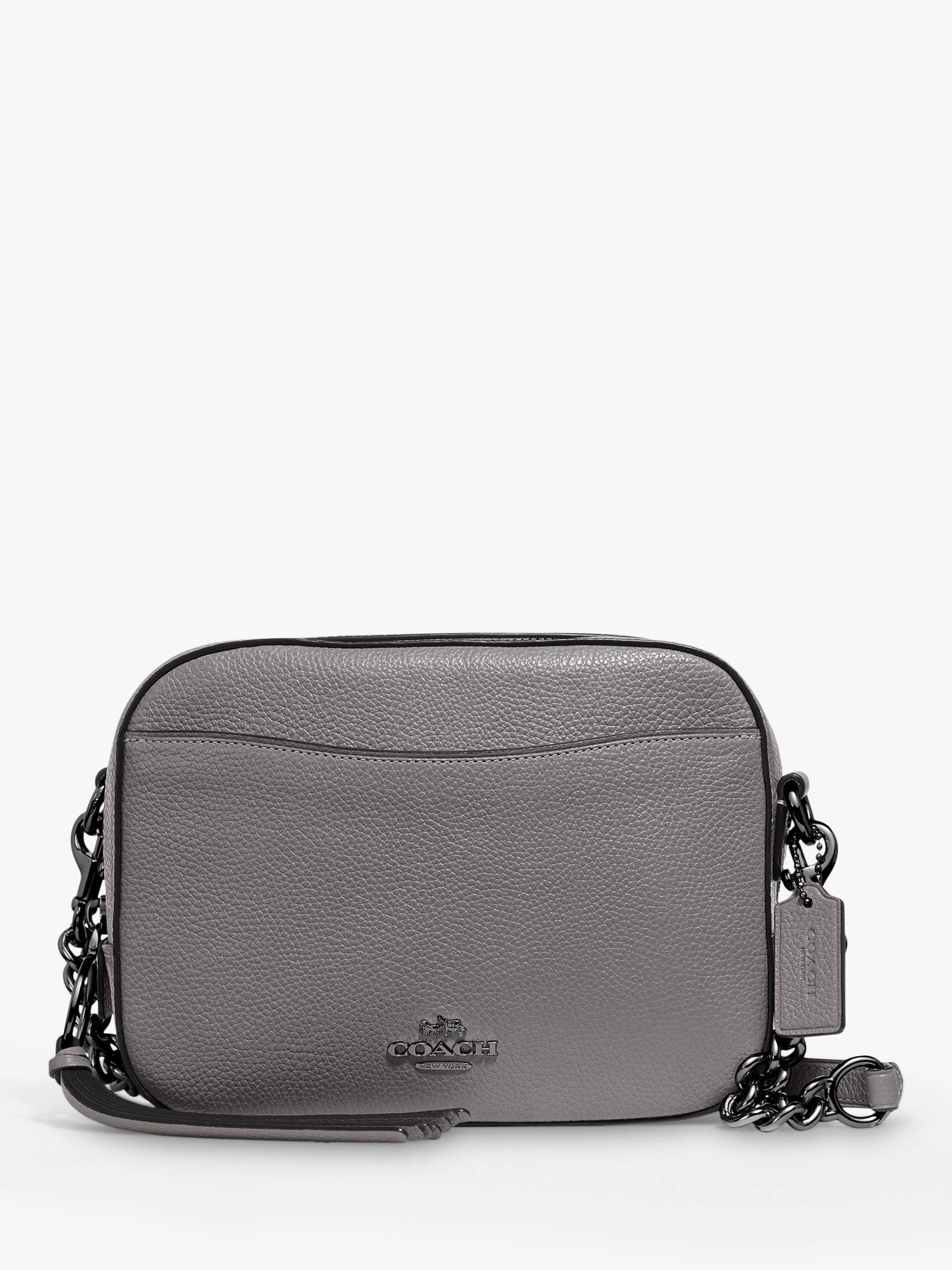 grey coach purse