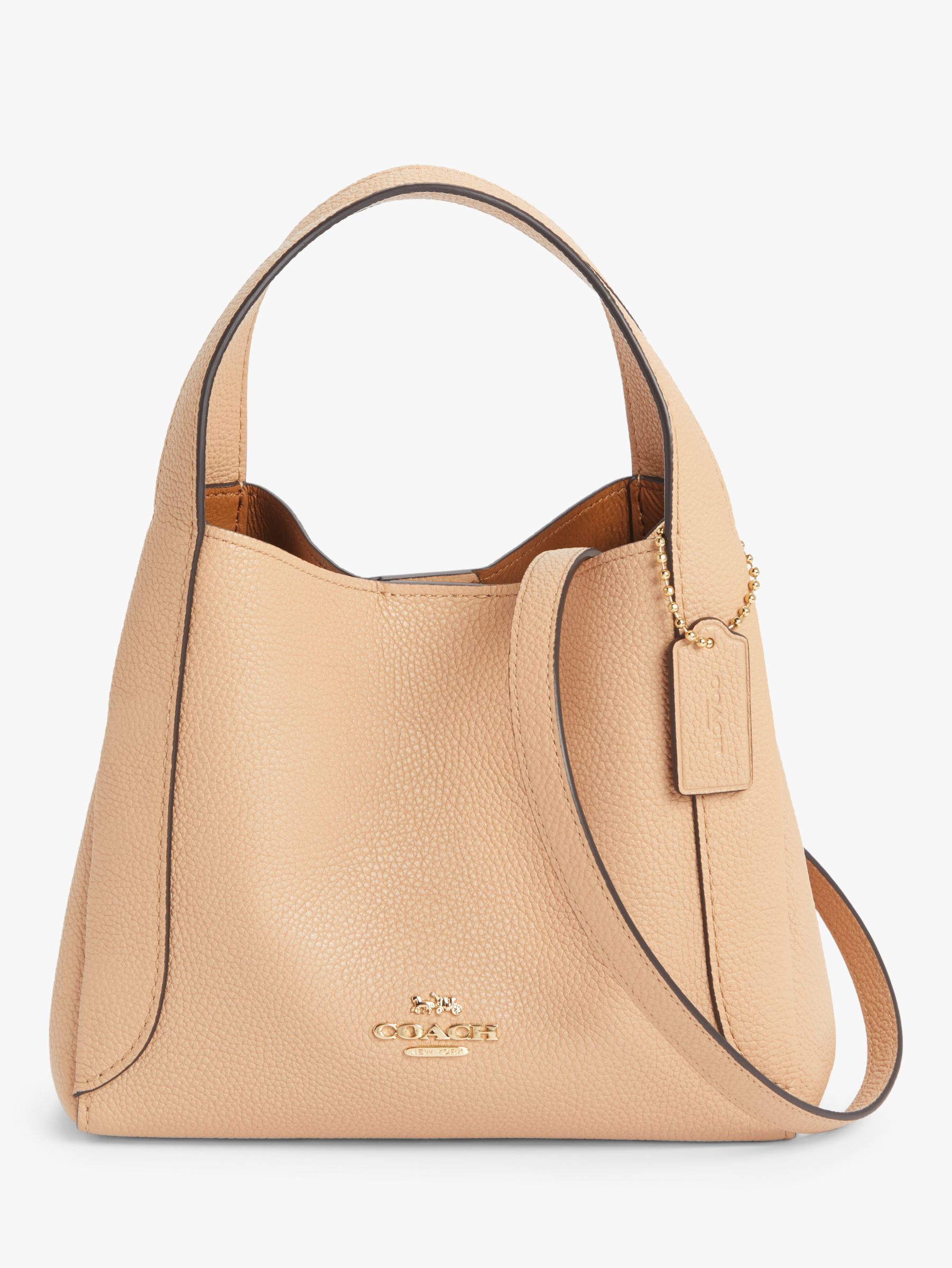 Coach Hadley Leather Small Hobo Bag at John Lewis & Partners