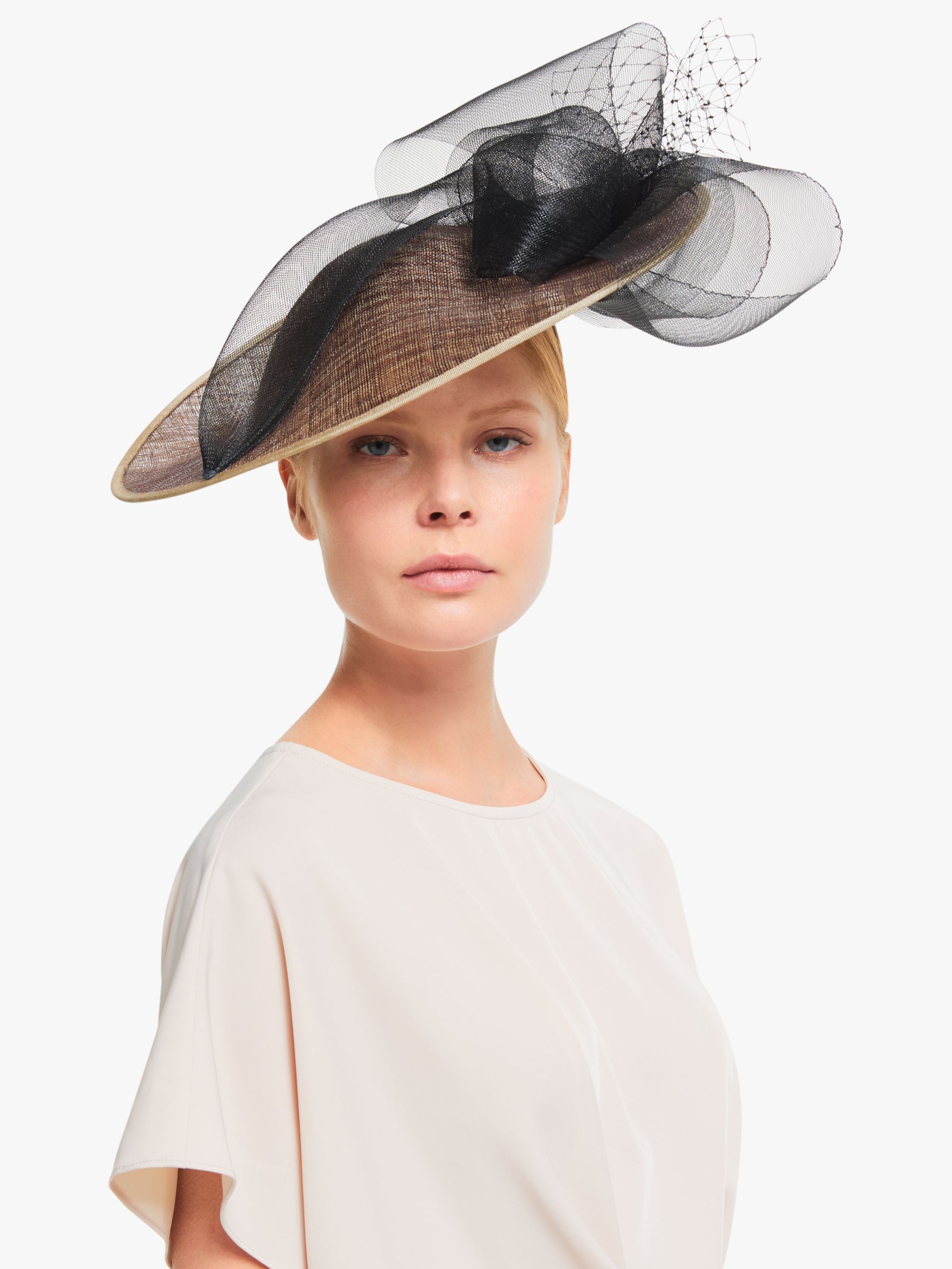 beige occasion hat