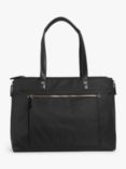 John Lewis Florence Nylon Tote Bag, Black