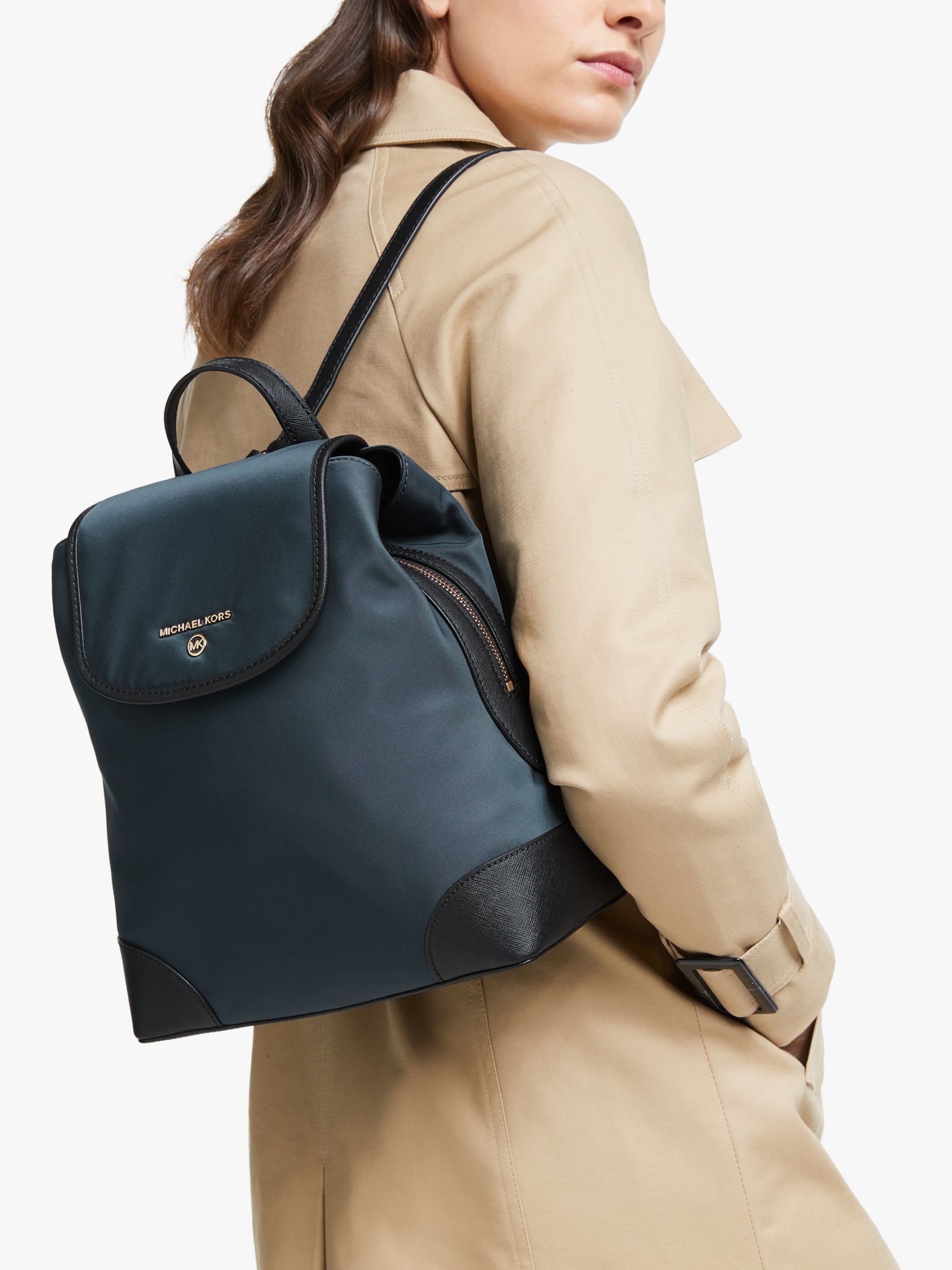 michael kors raven backpack