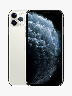 Buy Apple iPhone 11 Pro Max, iOS, 6.5", 4G LTE, SIM Free, 256GB, Silver Online at johnlewis.com
