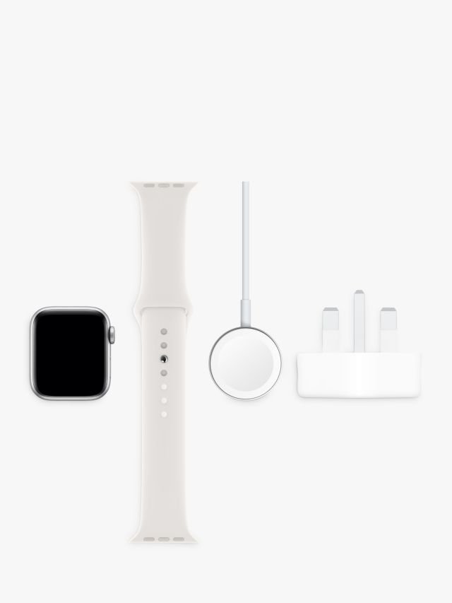 Apple watch series 5 40mm white band hot sale