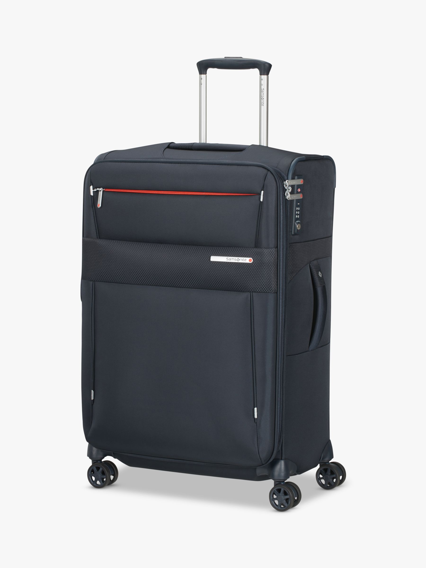 Samsonite Duopack 67cm 4-Wheel Expandable Medium Suitcase at John Lewis & Partners