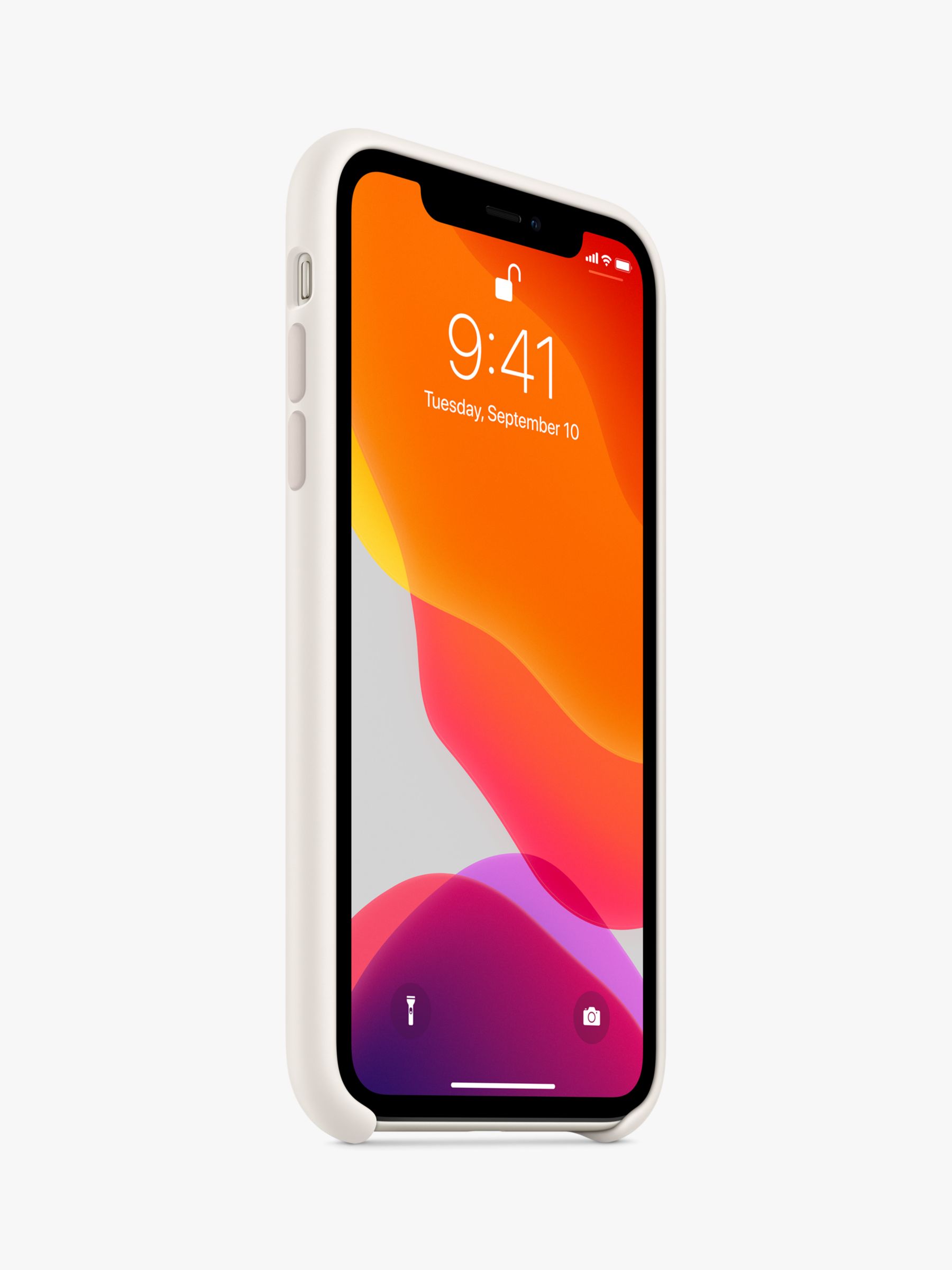 iPhone 11 Silicone Case - Soft White - Apple (UK)