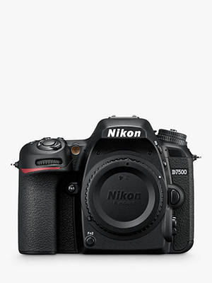 Buy Nikon D7500 DSLR Camera with AF-S 18-300mm VR Lens, 20.9 MP, 4K UHD, Wi-Fi, Bluetooth, 3.2" Tiltable Touch Screen, Black Online at johnlewis.com