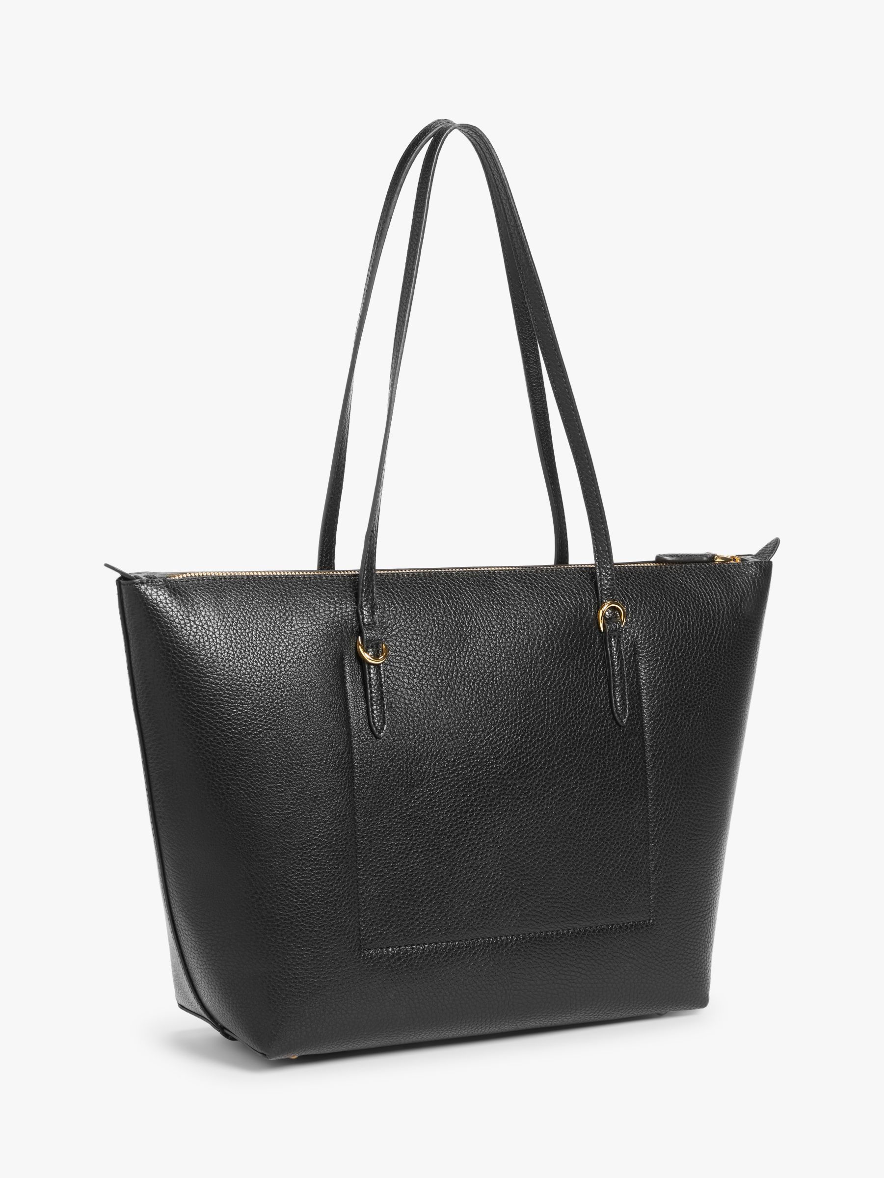 Lauren Ralph Lauren Keaton 31 Tote Bag, Black at John Lewis & Partners