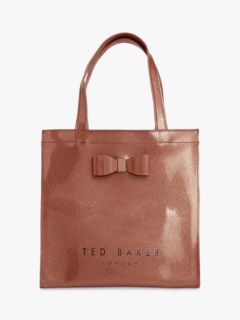 Ted Baker - DORACON - Mirrored Rose Gold - Small Icon Tote- NWT