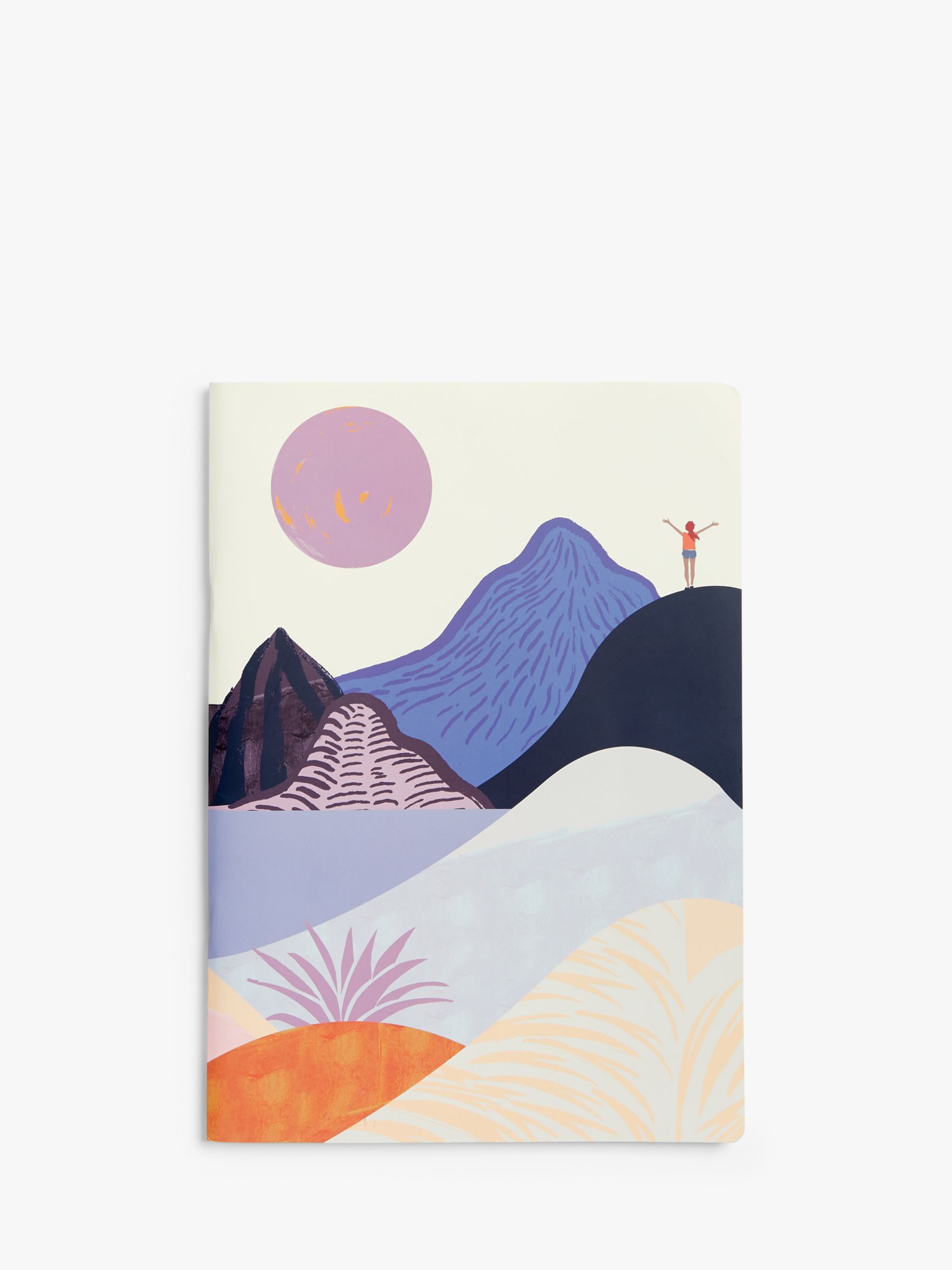 John Lewis & Partners A4 Abstract Mountains Notebook review