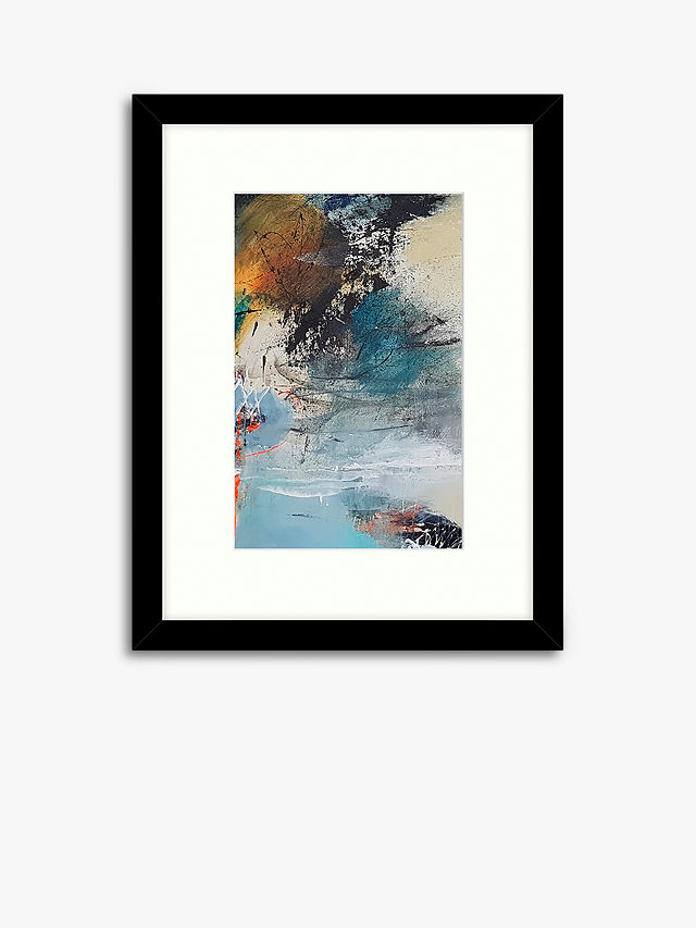 Natasha Barnes - Painterly Abstract Framed Print & Mount, Set of 6, 43.5 x 33.5cm, Multi
