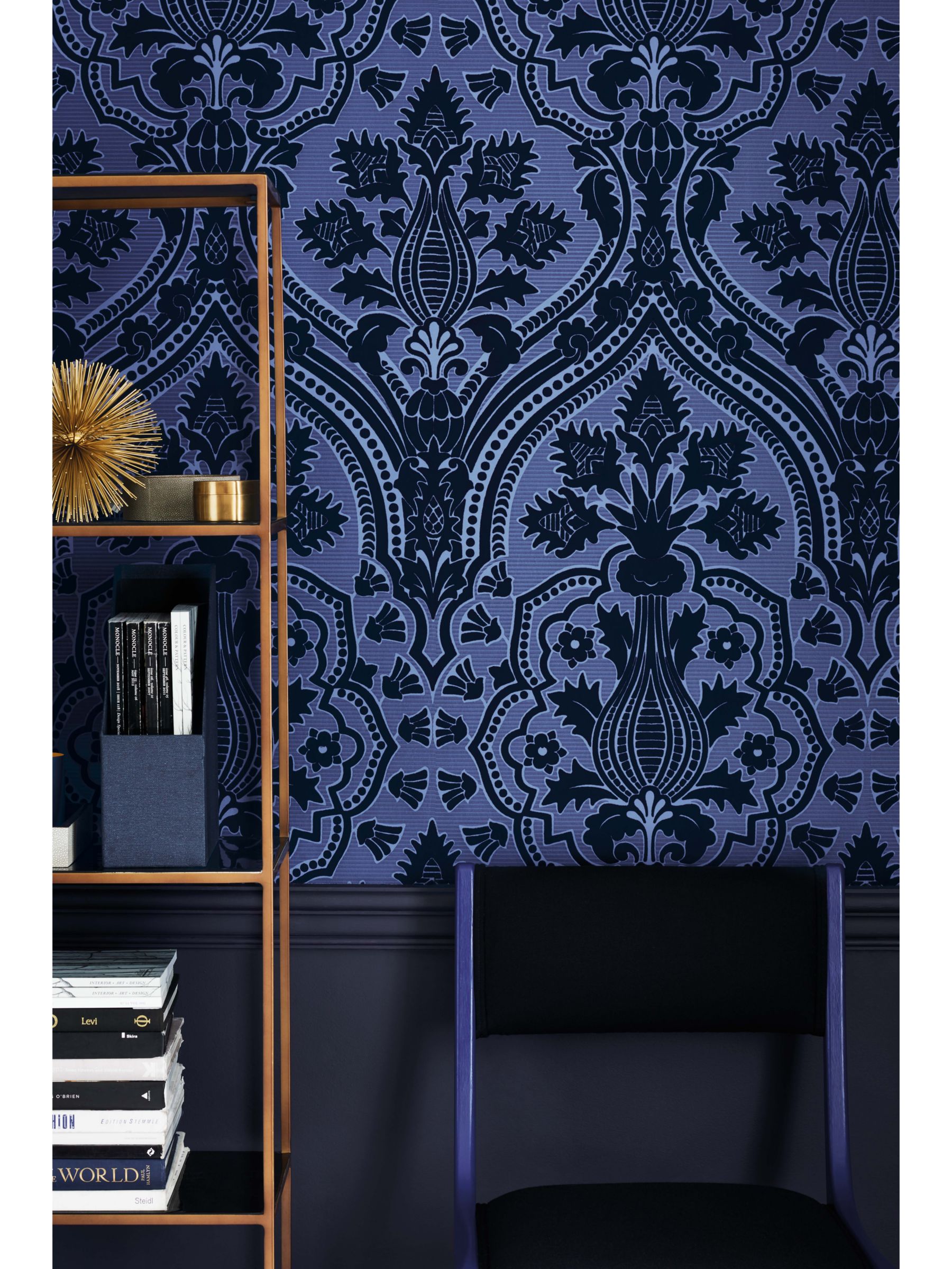 Cole & Son Pugin Palace Flock Wallpaper, 116/9033