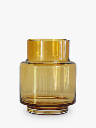 Ro Collection No. 53 Hurricane Candle Holder or Vase, Amber
